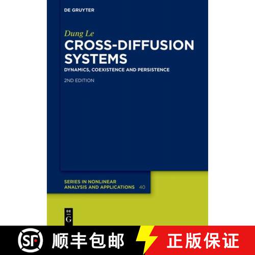 【3-4周达】精装 Cross–Diffusion Systems – Dynamics, Coexistence and Persistence [9783111615578]