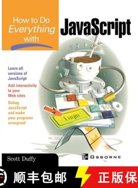 【3-4周达】How to Do Everything with JavaScript [9780072228878]