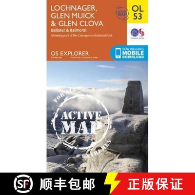 【3-4周达】Lochnagar, Glen Muick & Glen Clova, Ballater & Balmoral [9780319469712]