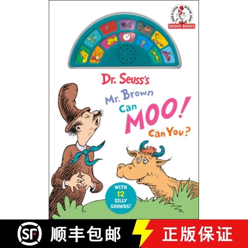 【3-4周达】Dr. Seuss's Mr. Brown Can Moo! Can You? with 12 Silly Sounds!: An Interactive Read and Lis... [9780593433928]