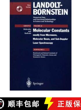 预订 Rotational, L-Type, Centrifugal Distortion and Related Constants of Diamagnetic Diatomic, Linear... [9783540632672]
