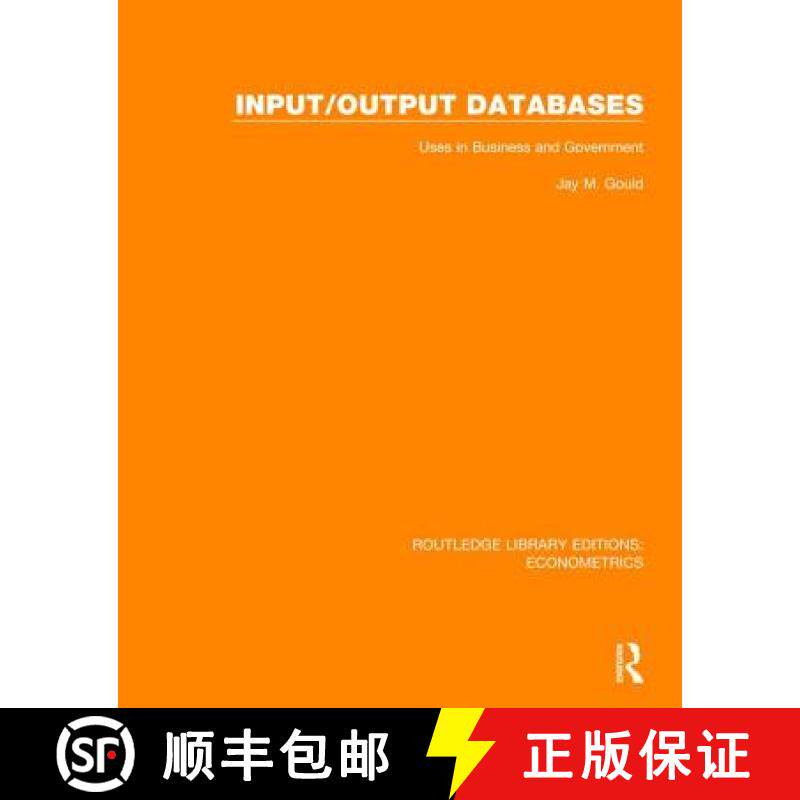 【3-4周达】Input/Output Databases: Uses in Business and Government [9780815350330]
