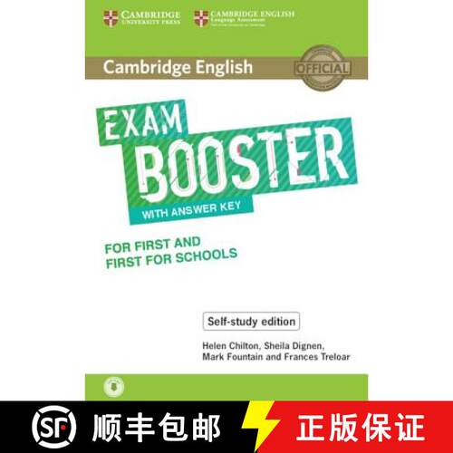 【3-4周达】Cambridge English Booster with Answer Key for First and First for Schools - Self-study Edi... [9781108553933]