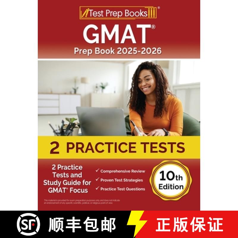 【2-3周达】GMAT Prep Book 2025-2026: 2 Practice Tests and Study Guide for GMAT Focus [10th Edition] [9781637757819]