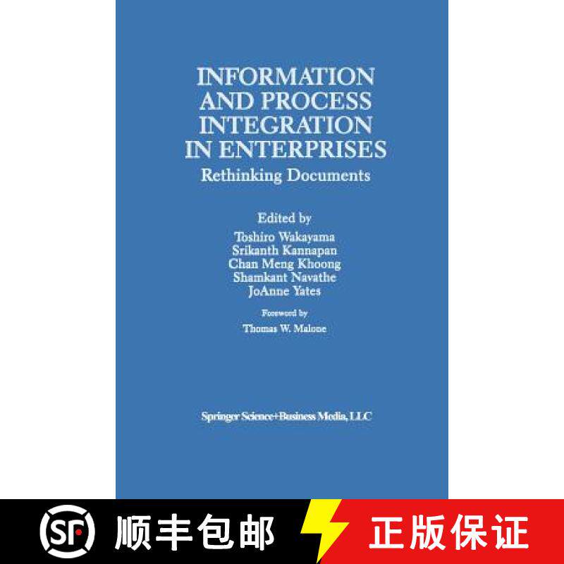 【3-4周达】Information and Process Integration in Enterprises : Rethinking Documents [9781461375128]