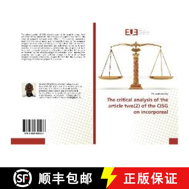 预订 The critical analysis of the article two(2) of the CISG on incorporeal [9783639651027]