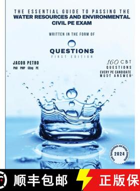 【3-4周达】The Essential Guide to Passing the Water Resources and Environmental Civil PE Exam Written... [9798989185764]