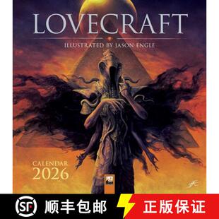 【3-4周达】Lovecraft: Illustrated by Jason Engle Wall Calendar 2026 (Art Calendar) [9781835622506]