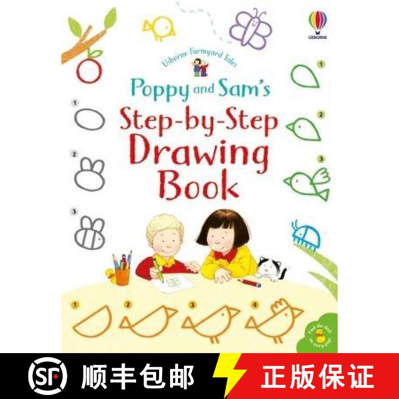 【3-4周达】Poppy and Sam's Step-by-Step Drawing Book [9781474981156]
