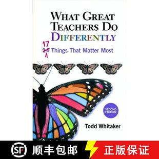 Most Teachers Differently Differen... Things Matter 预订 That What Great 9781596671997