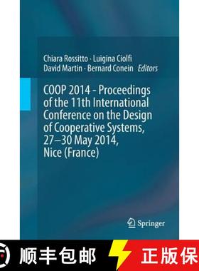【3-4周达】COOP 2014 - Proceedings of the 11th International Conference on the Design of Cooperative ... [9783319381770]