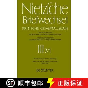 Januar Briefe Friedrich 预订 1880 9783110171129 und 1884 von Dezember Nietzsche
