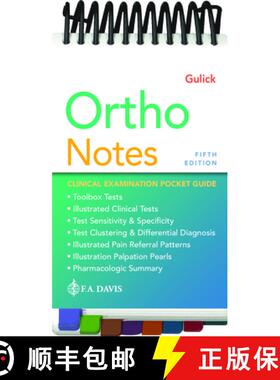 【3-4周达】Ortho Notes: Clinical Examination Pocket Guide [9781719648622]
