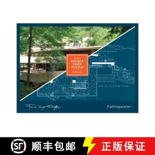 【3-4周达】Frank Lloyd Wright Fallingwater 2-Sided 500 Piece Puzzle [9780735349605]