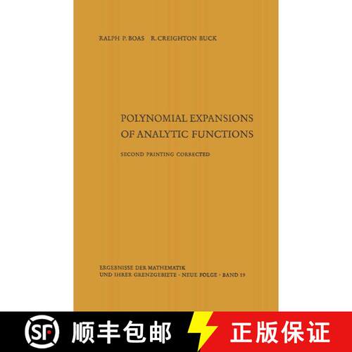 【3-4周达】Polynomial expansions of analytic functions (Second Edition 1964) [9783662231791]