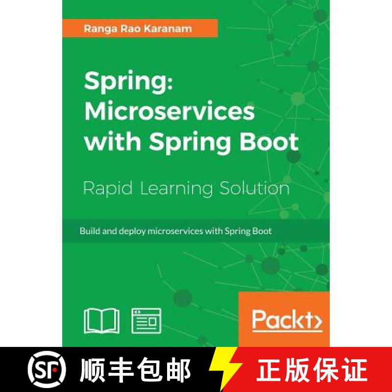 预订 Spring: Microservices with Spring Boot: Build and deploy microservices with Spring Boot [9781789132588]
