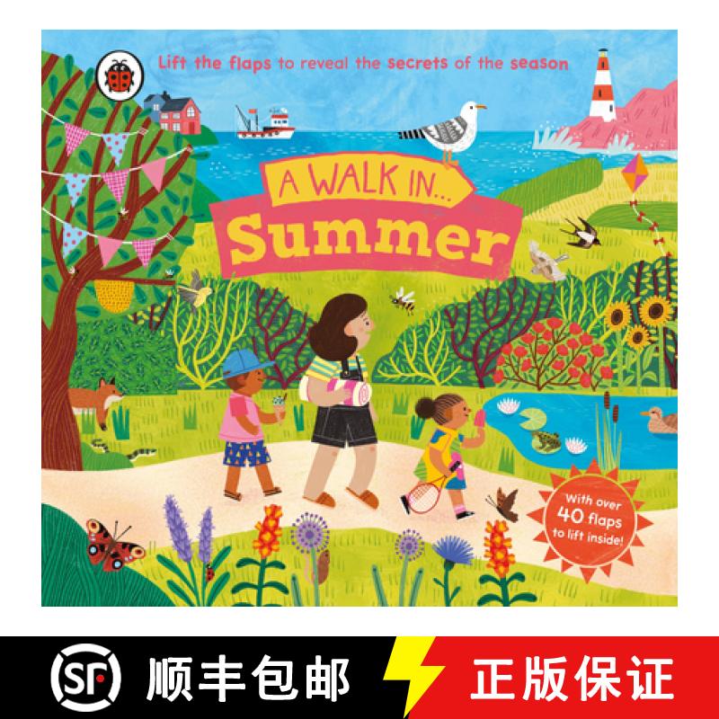 【3-4周达】A Walk in Summer : Lift the flaps to reveal the secrets of the season [9780241615454]