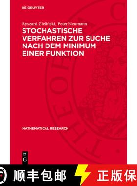 预订 Stochastische Verfahren Zur Suche Nach Dem Minimum Einer Funktion [9783112733424]