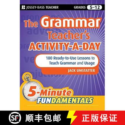 【3-4周达】The Grammar Teacher'S Activity-A-Day: 180 Ready-To-Use Lessons To Teach Grammar And Usage,... [9780470543153]