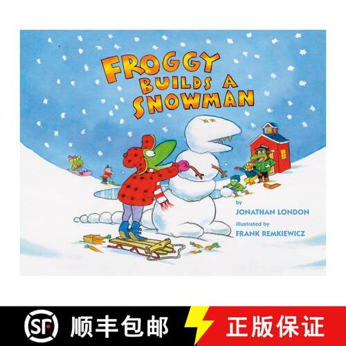 【3-4周达】精装 Froggy Builds a Snowman [9781984836366]