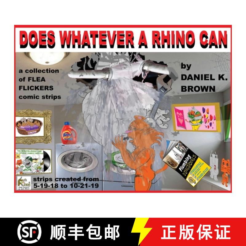 【3-4周达】Does Whatever A Rhino Can: a collection of FLEA FLICKERS comic strips [9798989473601]