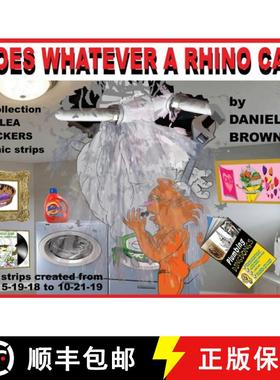 【3-4周达】Does Whatever A Rhino Can: a collection of FLEA FLICKERS comic strips [9798989473601]