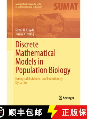 【3-4周达】精装 Discrete Mathematical Models in Population Biology: Ecological, Epidemic, and Evoluti... [9783031647949]