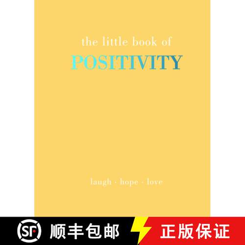 【3-4周达】精装 The Little Book of Positivity: Laugh Hope Love [9781787136786]