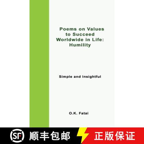 【3-4周达】Poems on Values to Succeed Worldwide in Life - Humility: Simple and Insightful [9780473468088]