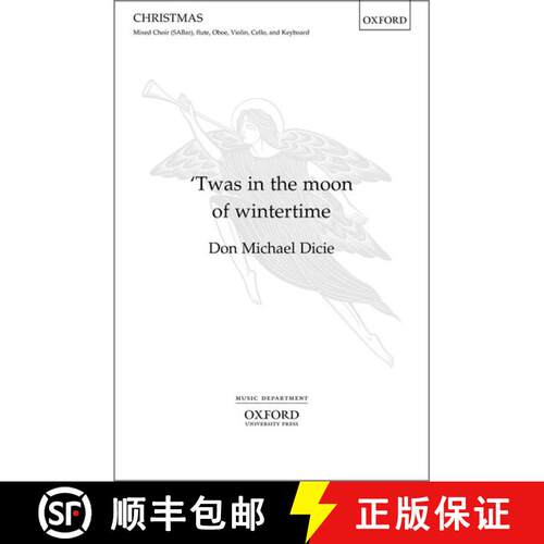 【3-4周达】Twas in the moon of wintertime: Vocal score (Vocal score) [9780193865808]