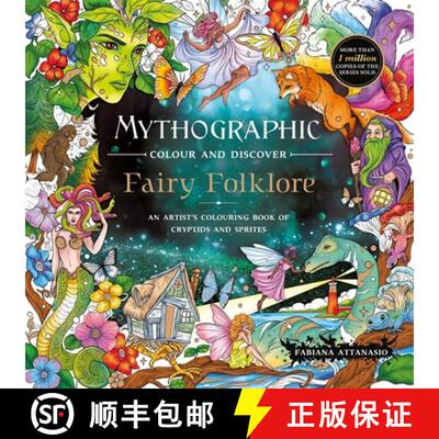 【3-4周达】Mythographic Colour and Discover: Fairy Folklore: An Artista  s Colouring Book of Cryptids... [9781037400919]