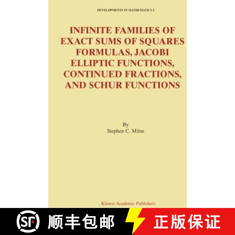 【3-4周达】Infinite Families of Exact Sums of Squares Formulas, Jacobi Elliptic Functions, Continued ... [9781441952134]