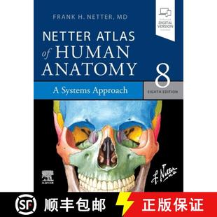 【3-4周达】Netter Atlas of Human Anatomy: A Systems Approach: paperback + eBook [9780323760287]