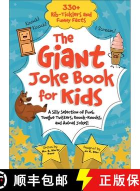 【3-4周达】The Giant Joke Book for Kids: A Silly Selection of Puns, Tongue Twisters, Knock-Knocks, an... [9781642694352]