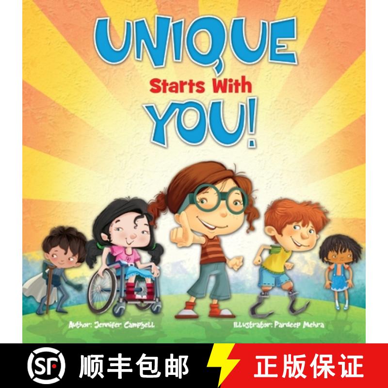 【2-3周达】Unique Starts with YOU!: Unique - being the only one of its kind; unlike anything else. [9780578557410]