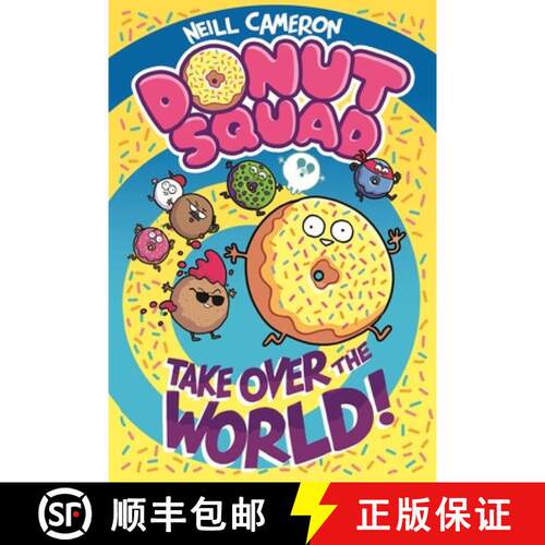 【3-4周达】精装 Donut Squad: Take Over the World! [9781250448019]