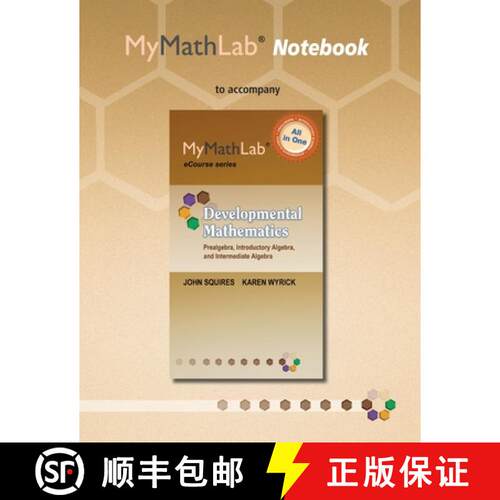【3-4周达】Mylab Math Notebook for Squires/Wyrick Developmental Mathematics: Prealgebra, Introductory... [9780321923103]