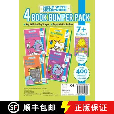 【3-4周达】7+ Pack - Maths, Multiplying and Dividing, Spelling & Times Tables [9781786709028]