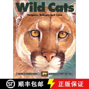 Wild Cats Lynx 9781550743579 and 4周达 Bobcats Cougars