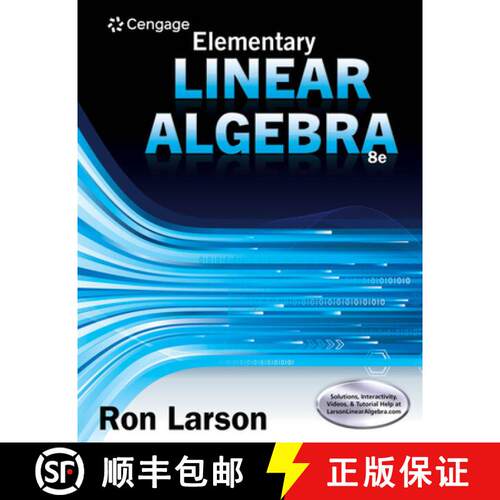 【3-4周达】精装 Elementary Linear Algebra [9781305658004]