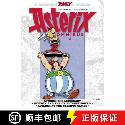 【3-4周达】精装 Asterix: Asterix Omnibus 4: Asterix The Legionary, Asterix and The Chieftain's Shield... [9781444004281]