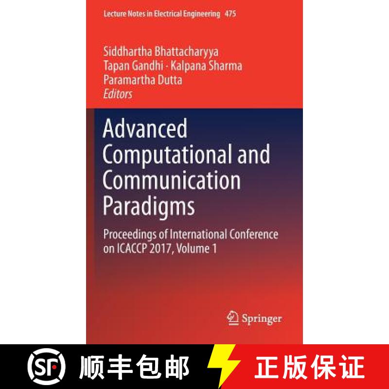 【3-4周达】Advanced Computational and Communication Paradigms : Proceedings of International Conferen... [9789811082399]