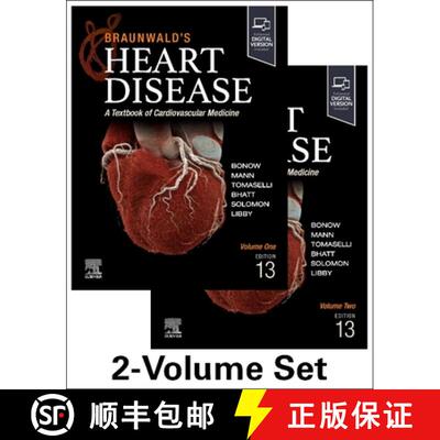 【3-4周达】Braunwald’s Heart Disease, 2 Vol Set: A Textbook of Cardiovascular Medicine [9780443249747]