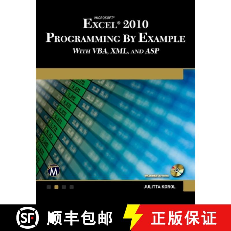 【2-3周达】Microsoft (R) Excel (R) 2010 Programming By Example: with VBA, XML, and ASP [9781936420032]