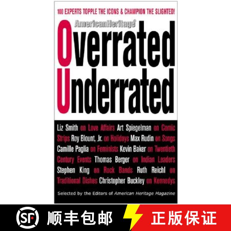 【3-4周达】Overrated/Underrated: 100 Experts Topple the Icons and Champion the Slighted! [9781579121631]