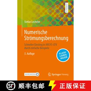 【3-4周达】Numerische Strömungsberechnung: Schneller Einstieg in ANSYS-CFX durch einfache Beispiele ... [9783658424053]
