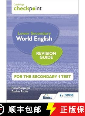 Cambridge Checkpoint Lower Secondary World English for the Secondary 1 Test Revision Guide [9781398369894]