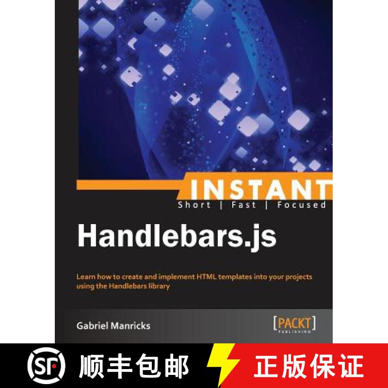 预订 Instant Handlebars.js [9781783282654]