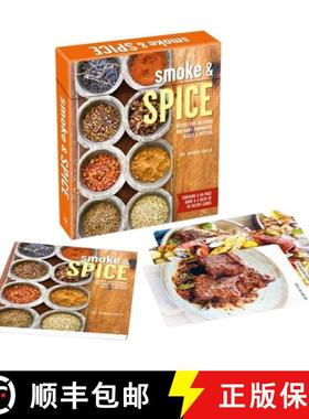 【3-4周达】Smoke & Spice Deck : 50 recipe cards for delicious BBQ rubs, marinades, glazes & butters [9781788795906]