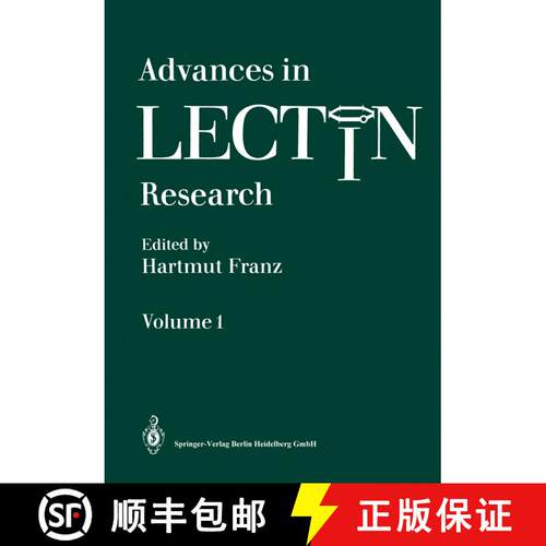 【3-4周达】Advances in Lectin Research (Softcover reprint of the original 1st ed. 1988) [9783662110591]